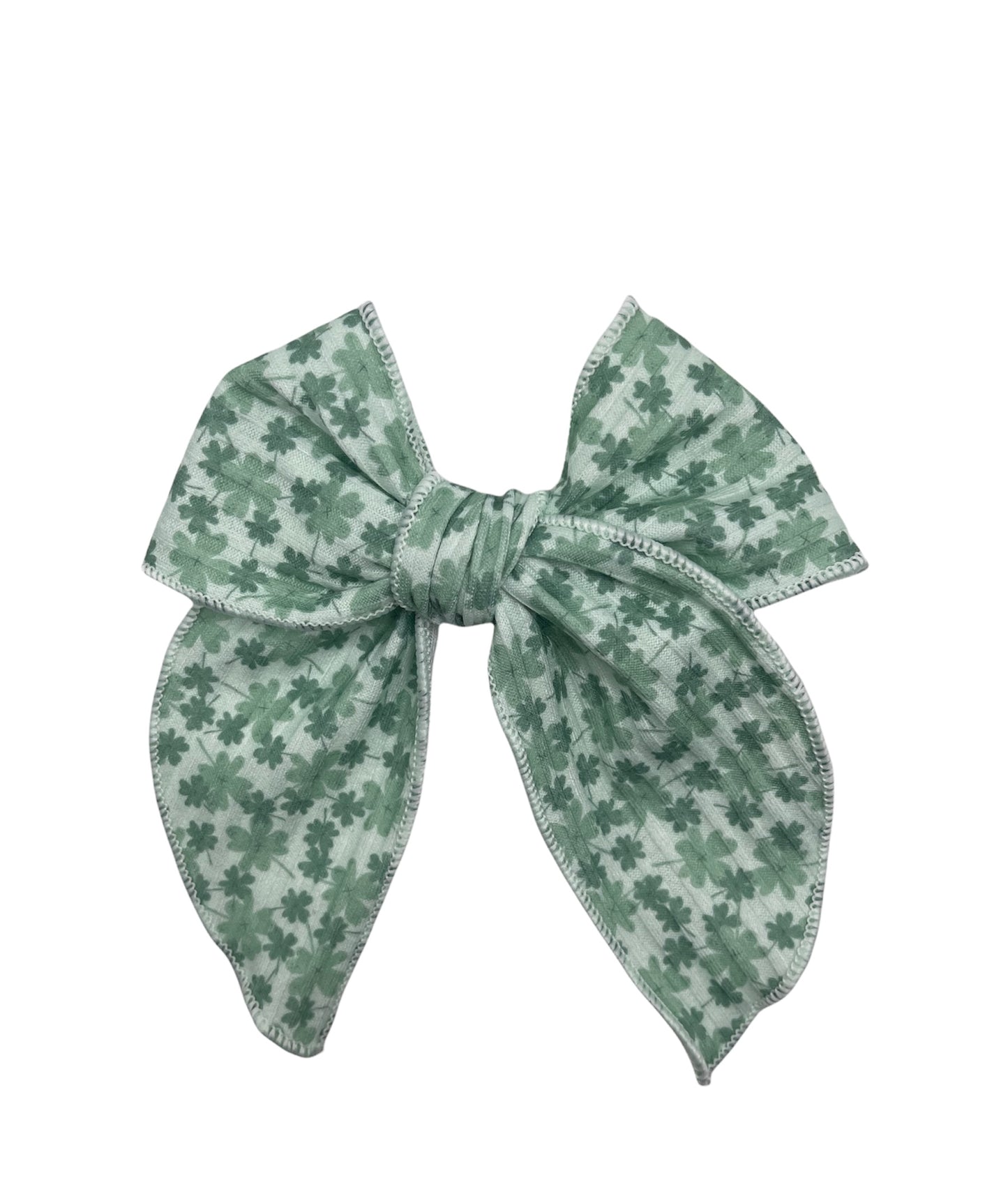 Clover Field Ribbed Knit Bows