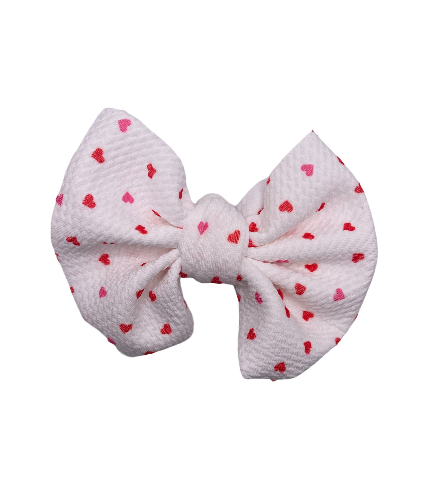 Scattered Hearts Flap Bow